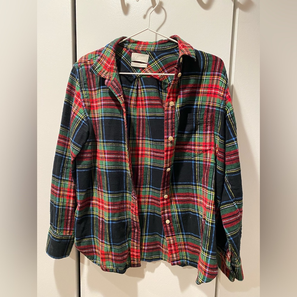 J. Crew classic fit flannel Plaid Button down
